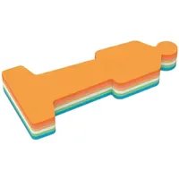 Maul Moderationskarten Mensch 60x190mm sortiert, VE=120 Stück