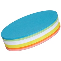 Maul Moderationskarten oval 110x190mm sortiert VE=250 Stück)