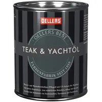 Oellers Teak & Yachtöl pflegender Holzschutz, 1 Liter/bis zu