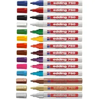 Edding 750 creative marker set basic 4-750-9-999 Lackmarker Schwarz,