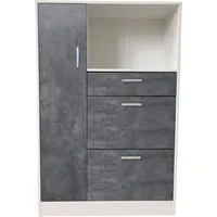 Hti-Living Küchenbuffet Kombi L  grau