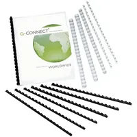 Connect Plastikbinderücken A4 14mm schwarz VE=100 Stück