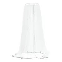 VidaXL Moskitonetz für Sonnenschirm 220 Mesh Weiß Φ300x230 cm