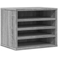 VidaXL Schreibtisch-Organizer Grau Sonoma 36x26x29,5 cm Holzwerkstoff