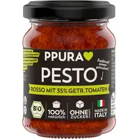 PPURA Pesto Rosso mit 35% getrockneten Tomaten bio