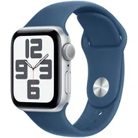 Apple Watch SE 2024 GPS 40 mm Aluminiumgehäuse Silber,
