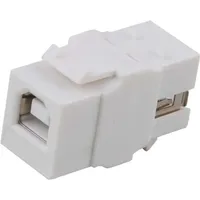 EFB EB534 Keystone Einbauadapter USB2.0 A - B, schwarz