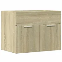 VidaXL Waschbeckenunterschrank Sonoma-Eiche 60x38,5x46cm Holzwerkstoff