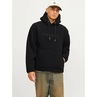 JACK & JONES Frederiksberg Teddy Kapuzenpullover - Black M