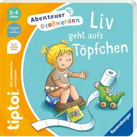 Ravensburger tiptoi® Abenteuer Großwerden - Liv geht aufs Töpfchen