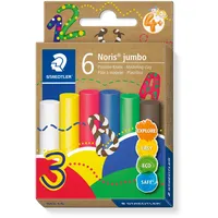 Staedtler Noris jumbo Modelliermasse in Grundfarben 6-pack
