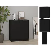 VidaXL Sideboard Schwarz 60x30x70 cm Holzwerkstoff