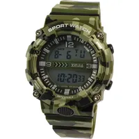 XINJIA Herrenuhr mit TPU-Band, Camouflage