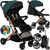 MOMI ESTELLE Buggy Grün - leicht, kompakt, mit verstellbarem