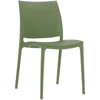 CLP Gartenstuhl Maya, Kunststoff oliv