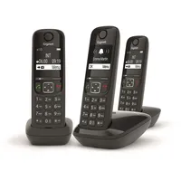 Gigaset AS690 Trio Telefon, Schwarz