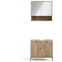Vicco Badmöbel-Set Eliza Viking Oak 2 Teile