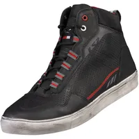 LS2 Zoe Schuhe Schwarz/Rot 42