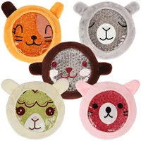 Belle Vous Kühlkissen mit Tiergesicht 5er Pack - Gel-Kühlpacks