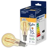 Müller-Licht Retro Birne 401076 2,2 W E14 superwarmweiß 2000