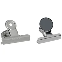 Maul 2183096 Magnet Papierklammern mit Schutzfolie, Weite 15 mm,