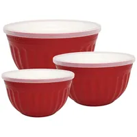 GREENGATE Schüssel 3er Set Alice rot