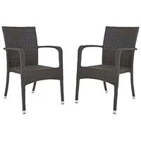 Garden Pleasure Stapelstuhl »LONDON«, (Set), 2 St., 2er Set,