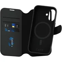 Panzer Glass iPhone 16 Wallet Case schwarz