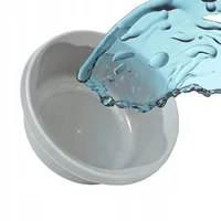 Kadax Matte Plastikwaschschüssel, Kunststoffschüssel, Runde Spülschüssel, Robuste Waschschüssel, Haushaltswasserschüssel