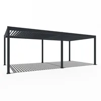 Weide E-Deluxe elektrische Pergola Voll Aliminium  3,6 x 7,2