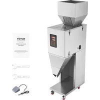 Vevor Partikelfüllmaschine, 20–5000 g, automatische Füllmaschine mit Fußpedal, Edelstahl-Wiegefüllmaschine,