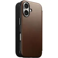 Nomad Modern Leather Folio Brown iPhone 16 (Apple iPhone