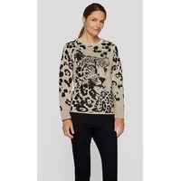 Rabe Pullover, Gemustert in beige für Damen, - 44,