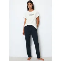 Marc O'Polo Damen Mix&Match Long Pants Pajama Bottom, Navy,