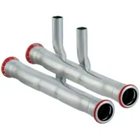 Geberit Mapress C-Stahl Set Anschluss-T-Stück für Vor-/Rücklauf Außendurchmesser 22mm