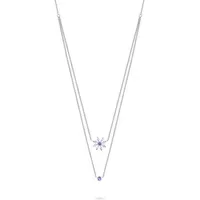 JETTE Kette DAISIES GARDEN lila / Silber
