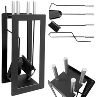 DanDiBo Ambiente Dandibo - Kaminbesteck Modern Schwarz 5 Teilig