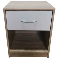 Hti-Living HTI living Nachtschrank mit 1 Schublade Nina Sonoma