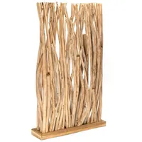 DESIGN DELIGHTS RAUMTEILER Beige, Holz 80x130x20 cm, Wohnzimmer, Raumteiler