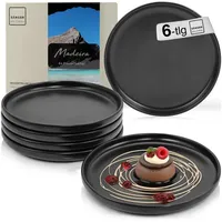 Sänger Madeira | Dessertteller 6 teilig, Steingut Teller Set