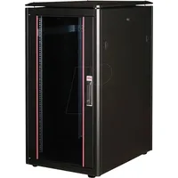 Roline 19-Zoll Netzwerkschrank Pro 22 HE, 600x800 BxT Glastür,