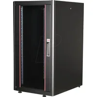 Roline 19-Zoll Netzwerkschrank Basic 22 HE, 600x800 BxT Glastür