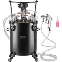 Vevor Druckbehälter Sprühfarbe, 30 L vollautomatischer Druckbehälter mit Rührfunktion,
