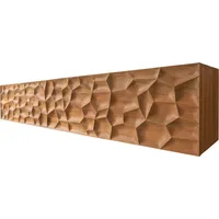 DeLife Lowboard Solu, Akazie Natur 220 cm 2 Türen