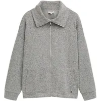 Tom Tailor Damen Plus Size - Sweatjacke mit Stehkragen,