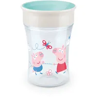 NUK Magic Cup 230ml, 360°-Trinkrand, abdichtende Silikonscheibe, ab 8