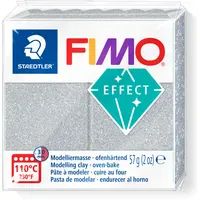 Staedtler FIMO Modelliermasse effect Glitter 57 g silberfarben