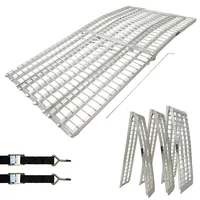 Baumarktplus TRUTZHOLM Auffahrrampe 3-teilig klappbar 305 cm Alu grau