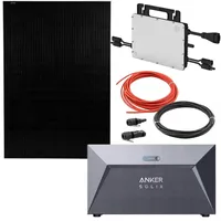 Anker Balkonkraftwerk mit Speicher E1600, 1,6kWh, 2 x 440W