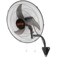Vevor 49 cm Wandventilator Schwarz